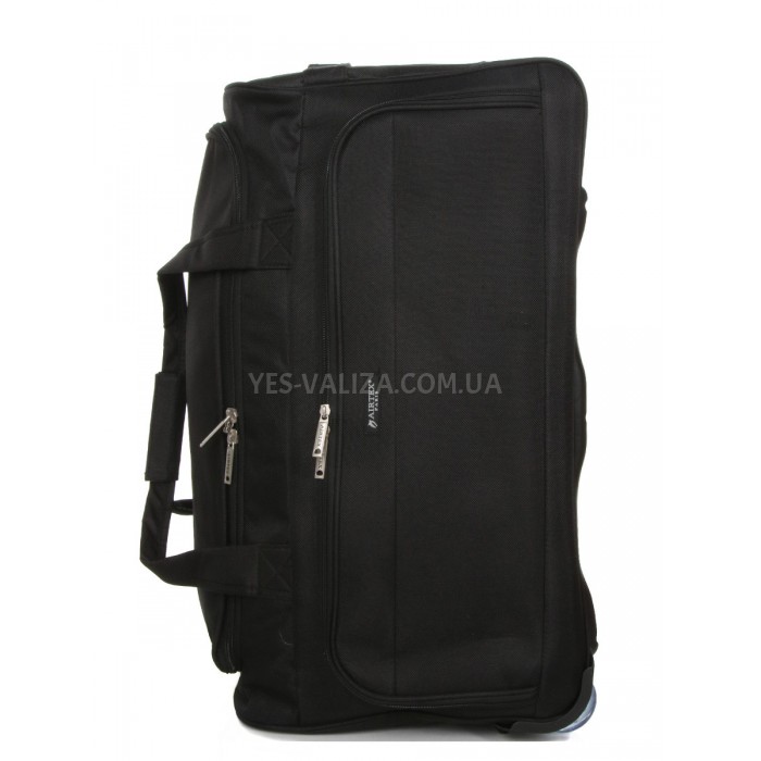 Сумка на колесах середня M чорна 65x35x35см/80л/2.5кг/Airtex 823-65, фото 5