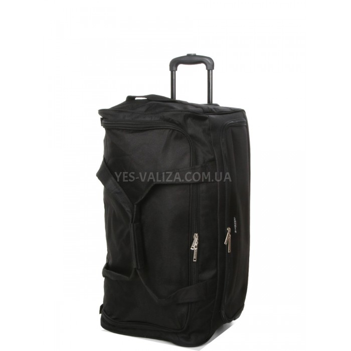 Сумка на колесах середня M чорна 65x35x35см/80л/2.5кг/Airtex 823-65, фото 1