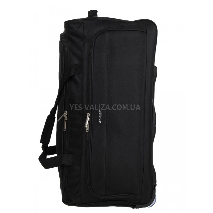 Сумка на колесах мала S чорна 55x28x30см/46л/2.2кг/Airtex 823-55, фото 5