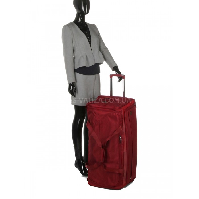 Сумка на колесах гігант XL червона 81х36х37см/108л/2.8кг/Airtex 832-80, фото 9