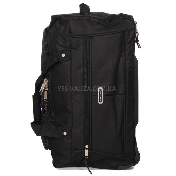 Сумка на колёсах средняя M чёрная 62х32х33см/59л/1.8кг/Madisson 210-62, фото 4