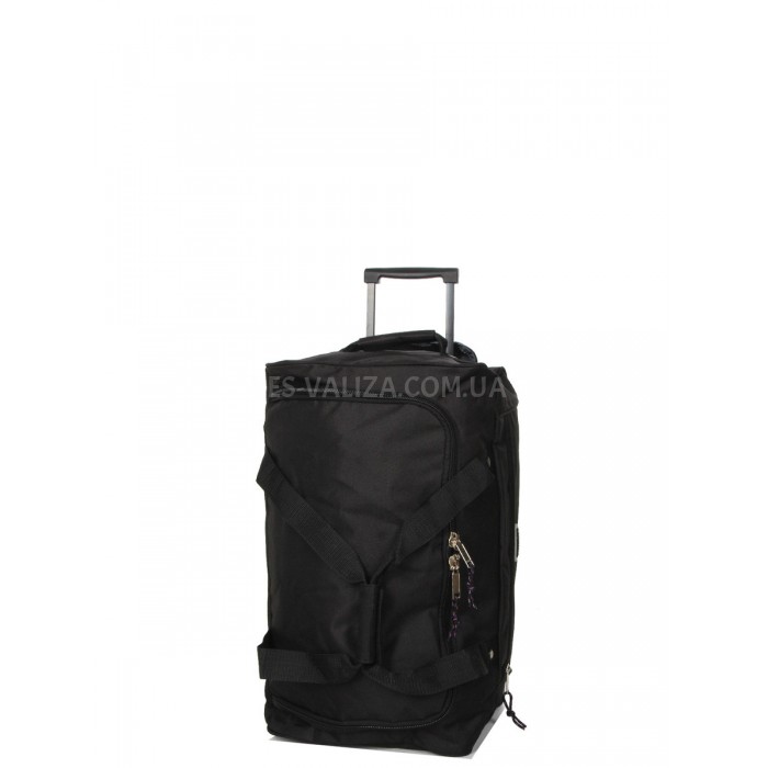Сумка на колёсах средняя M чёрная 62х32х33см/59л/1.8кг/Madisson 210-62, фото 1