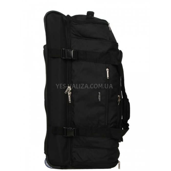 Сумка на колёсах большая L чёрная 80х40х37см/117л/3.1кг/Airtex 819-80, фото 4