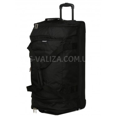 Сумка на колёсах большая L чёрная 80х40х37см/117л/3.1кг/Airtex 819-80