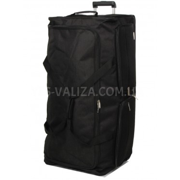 Сумка на колесах гігант XL чорна 90х40х40см/130л/3кг/Worldline 852-90