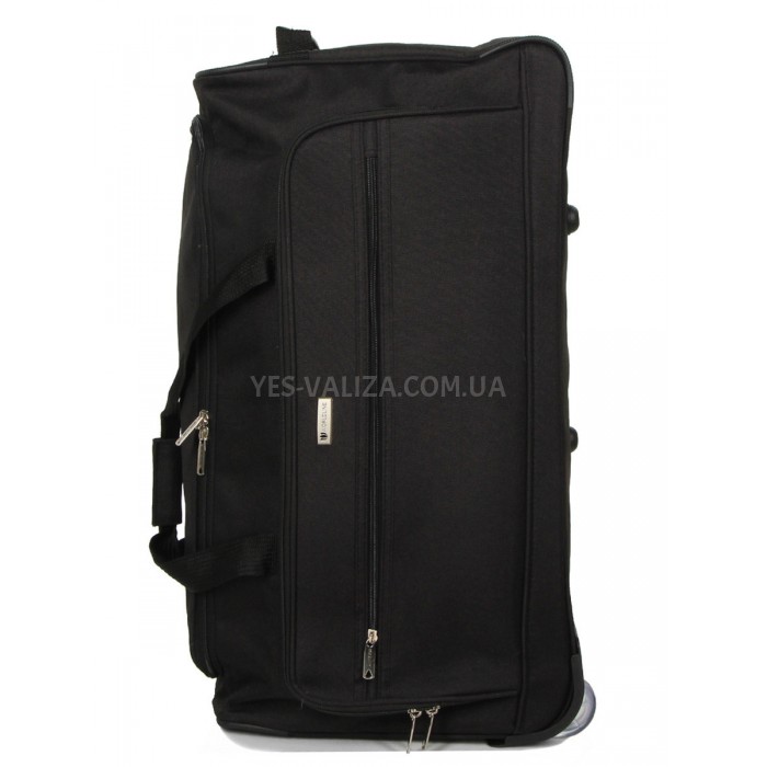 Сумка на колесах середня M чорна 70x37x35см/80л/2.5кг/Worldline 852-70, фото 3 Сумка на колесах середня M чорна 70x37x35см/80л/2.5кг/Worldline 852-70, фото 3