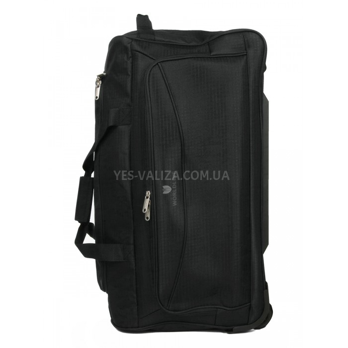 Сумка на колёсах средняя M чёрная 65x32x34/70л/2.2кг/Worldline 898-65, фото 2