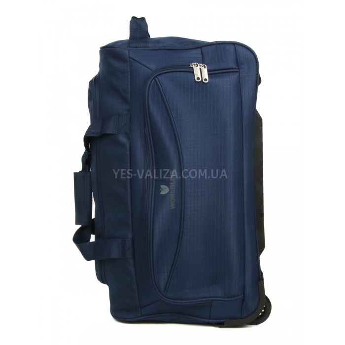 Сумка на колесах мала S т.синя 55x28x30см/46л/2кг/Worldline 898-55, фото 6
