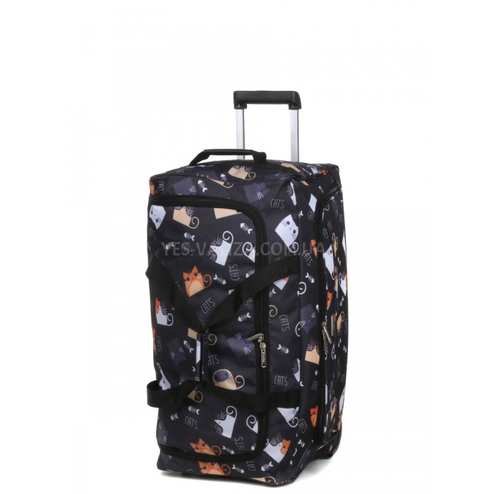 Сумка на колёсах средняя М коты 65x32x32см/66л/2.1кг/Worldline 891-65, фото 1