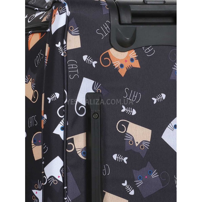 Сумка на колёсах большая L коты 75x34x34см/86л/2.3кг/Worldline 891-75, фото 7