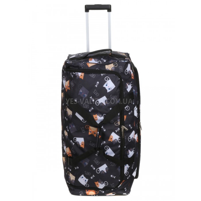 Сумка на колёсах большая L коты 75x34x34см/86л/2.3кг/Worldline 891-75, фото 2