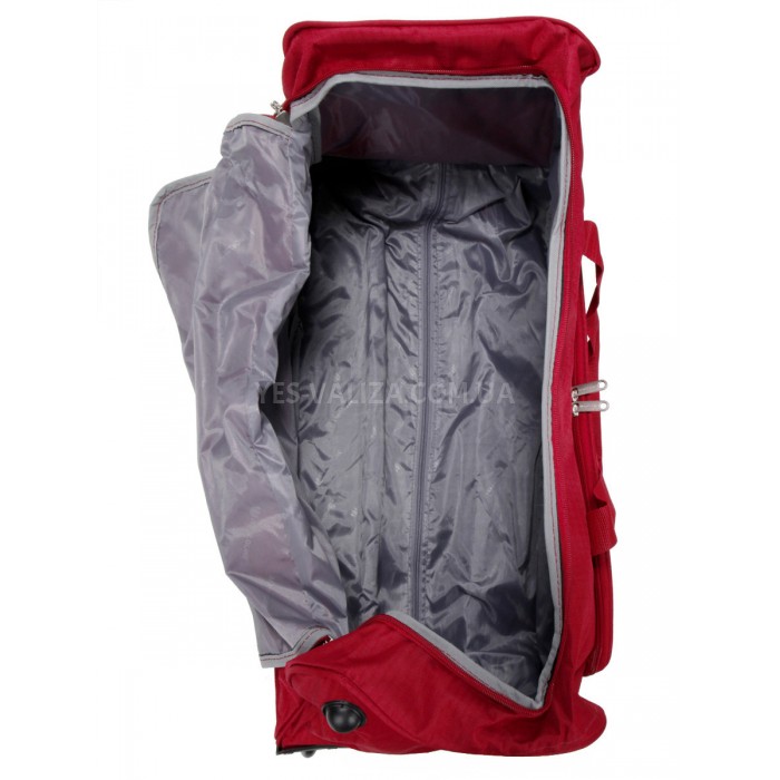 Сумка на колёсах средняя M красная 65x32x34/70л/2.2кг/Worldline 898-65, фото 9