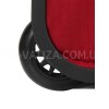 Сумка на колесах середня M червона 65x32x34/70л/2.2кг/Worldline 898-65, фото 17
