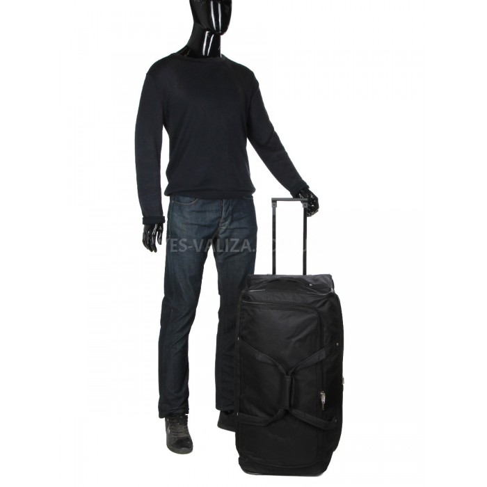 Сумка на колёсах большая L чёрная 75х34х36см/88л/2.7кг/Madisson 214-72, фото 10