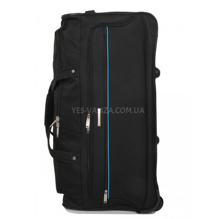 Сумка на колёсах большая L чёрная 75х34х36см/88л/2.7кг/Madisson 214-72, фото 6