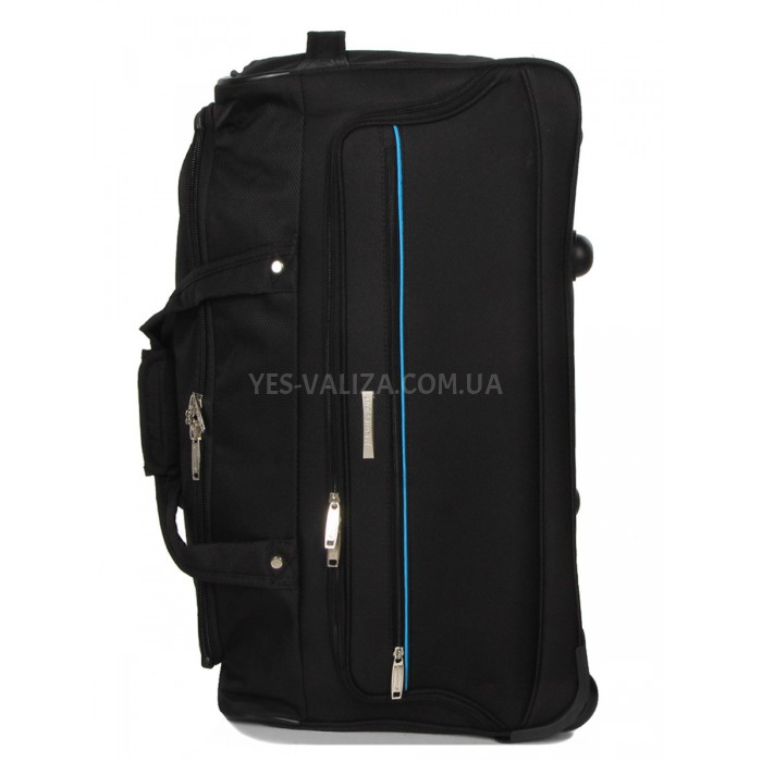 Сумка на колесах середня M чорна 65х30х32см/59л/2.5кг/Madisson 214-62, фото 4
