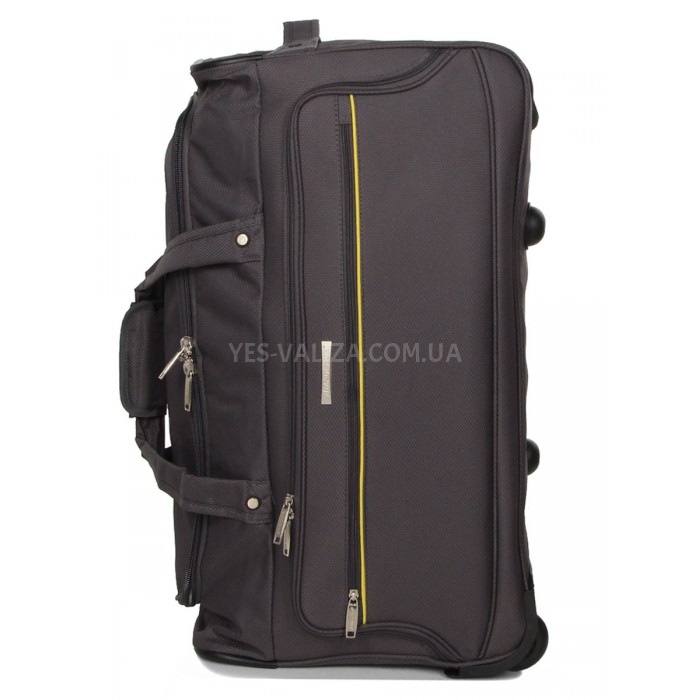 Сумка на колёсах средняя M серая 65х30х32см/59л/2.5кг/Madisson 214-62, фото 5