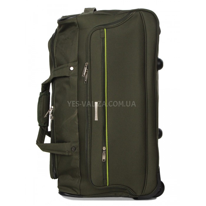 Сумка на колесах середня M хакі 65х30х32см/59л/2.5кг/Madisson 214-62, фото 4