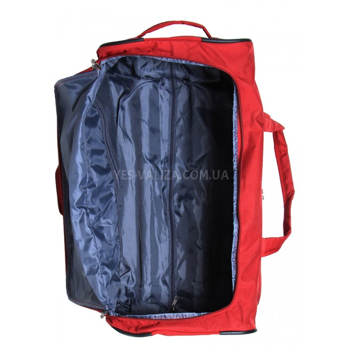 Сумка на колесах середня M червона 65х30х32/59л/2.5кг/Madisson 214-62, фото 9