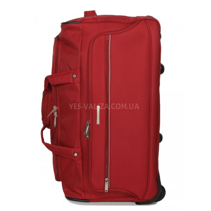 Сумка на колёсах средняя M красная 65х30х32/59л/2.5кг/Madisson 214-62, фото 5