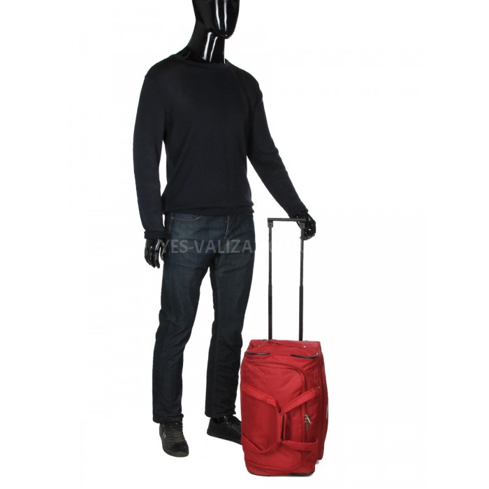 Сумка на колёсах малая S красная 55х28х30см/43л/2.1кг/Madisson 214-52, фото 10