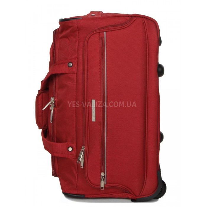 Сумка на колесах мала S червона 55х28х30см/43л/2.1кг/Madisson 214-52, фото 4