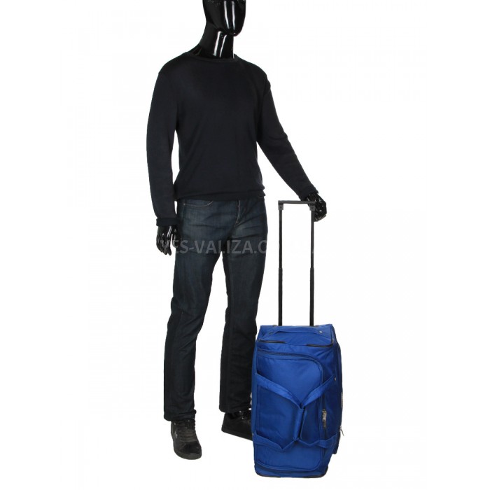 Сумка на колесах мала S синя 55х28х30см/43л/2.1кг/Madisson 214-52, фото 9