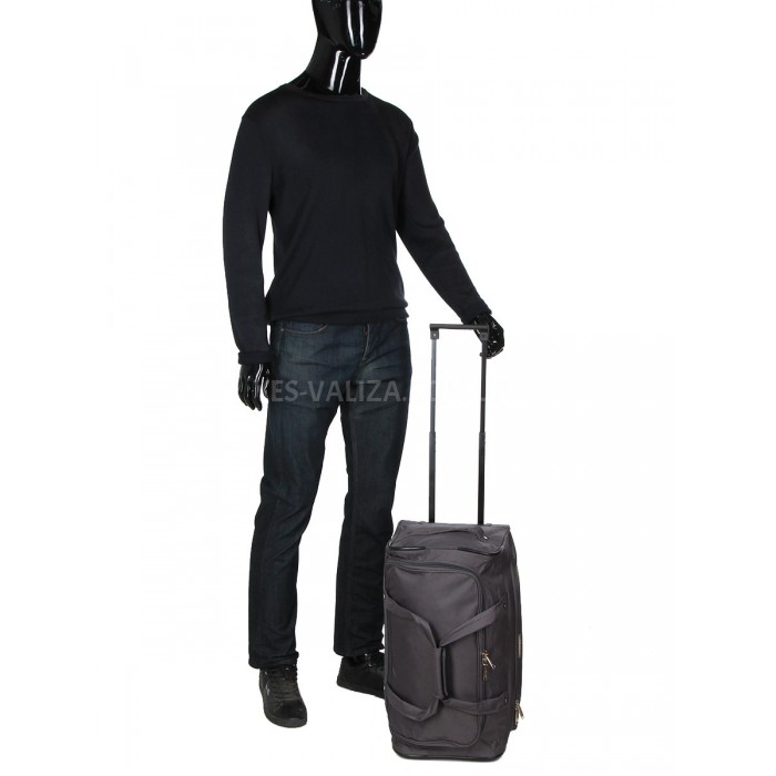 Сумка на колёсах малая S серая 55х28х30см/43л/2.1кг/Madisson 214-52, фото 10