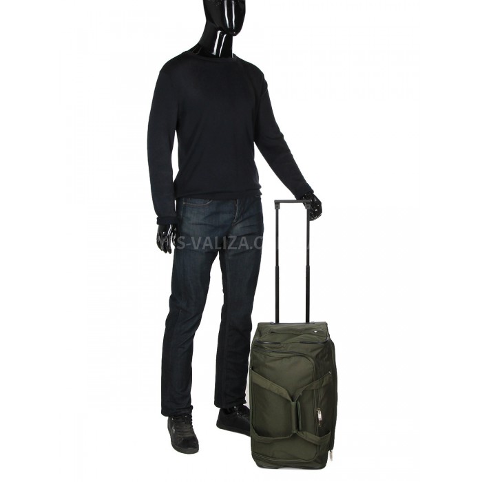 Сумка на колёсах малая S хаки 55х28х30см/43л/2.1кг/Madisson 214-52, фото 10