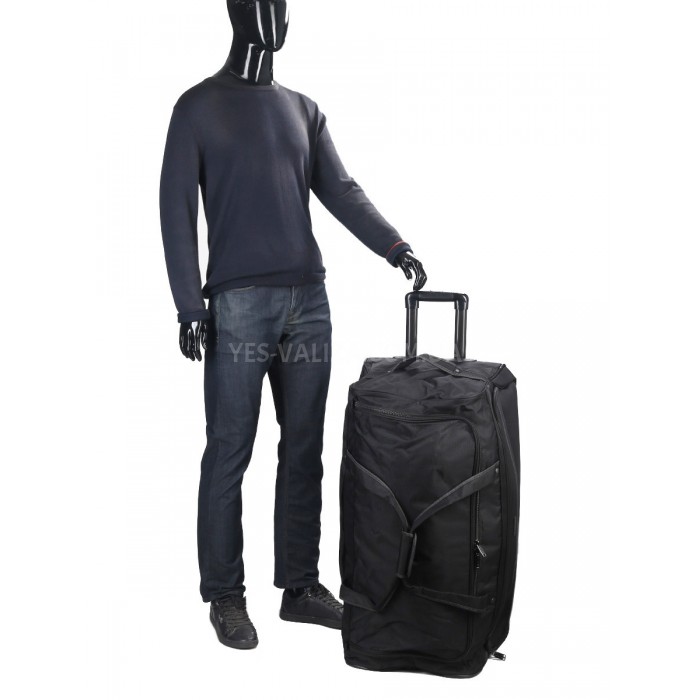 Сумка на колесах гігант XL чорна 85х39х42см/134л/3.8кг/Snowball 371-82, фото 10