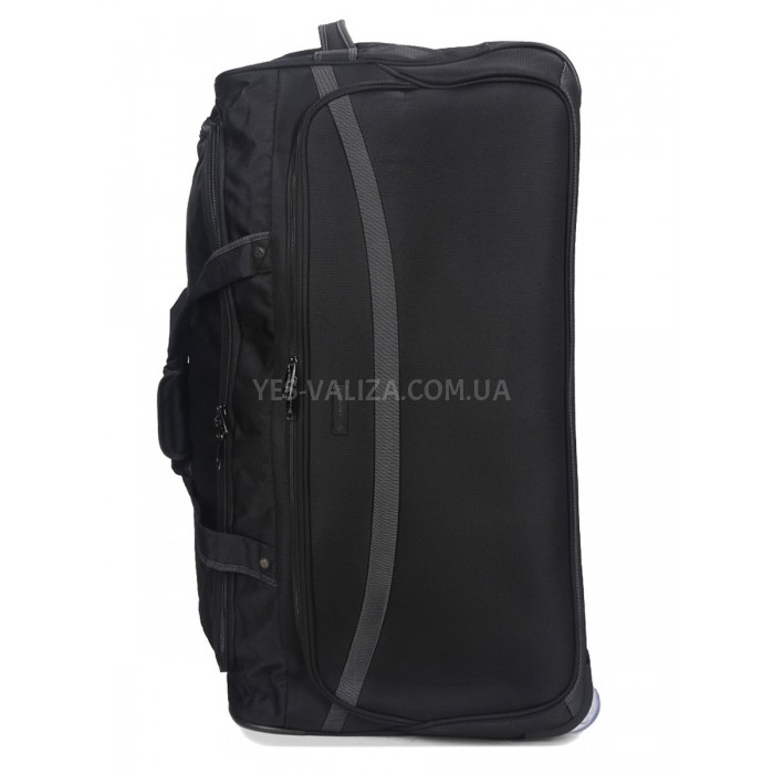 Сумка на колесах гігант XL чорна 85х39х42см/134л/3.8кг/Snowball 371-82, фото 5