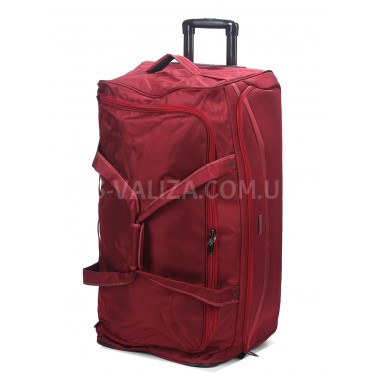 Сумка на колесах гігант XL червона 85х39х42/134л/3.8кг/Snowball 371-82