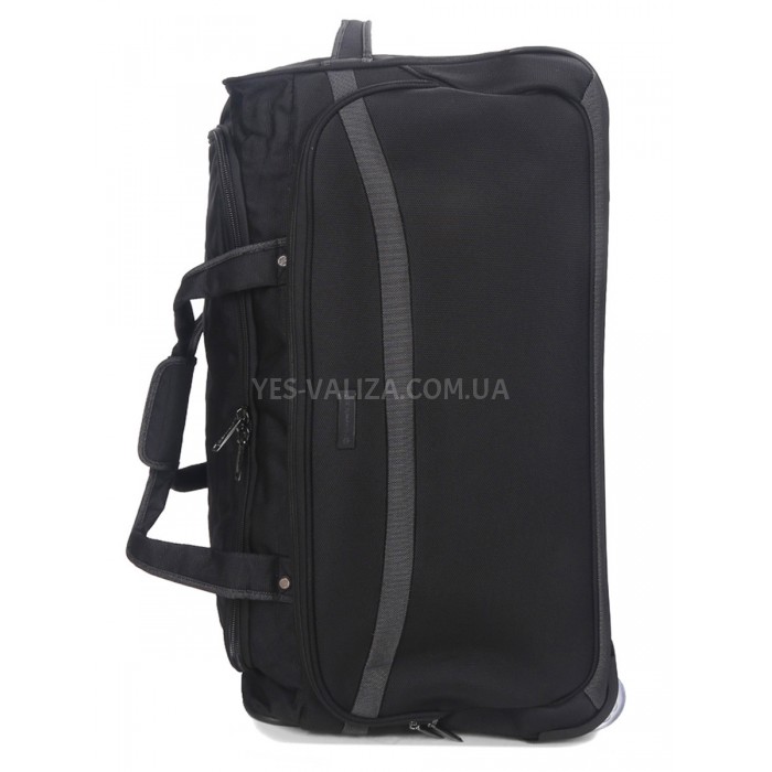 Сумка на колёсах большая L чёрная 75х36х38см/98л/3.6кг/Snowball 371-72, фото 5