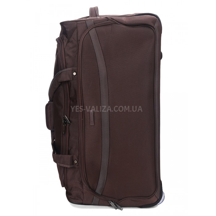 Сумка на колёсах большая L корич. 75х36х38см/98л/3.6кг/Snowball 371-72, фото 5