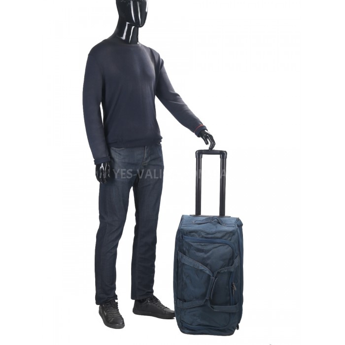 Сумка на колесах середня M синя 65х32х30см/60л/2.6кг/Snowball 371-62, фото 10