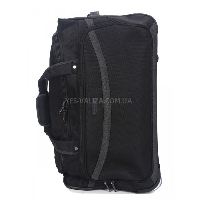 Сумка на колесах середня M чорна 65х32х30см/60л/2.6кг/Snowball 371-62, фото 2