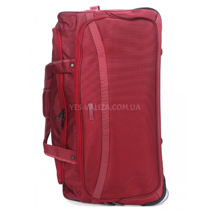 Сумка на колёсах средняя M красная 65х32х30/60л/2.6кг/Snowball 371-62, фото 4