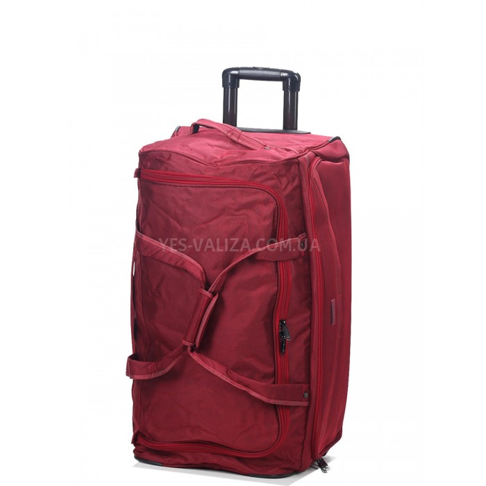 Сумка на колесах середня M червона 65х32х30/60л/2.6кг/Snowball 371-62, фото 1