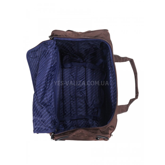 Сумка на колесах середня M корич. 65х32х30см/60л/2.6кг/Snowball 371-62, фото 9