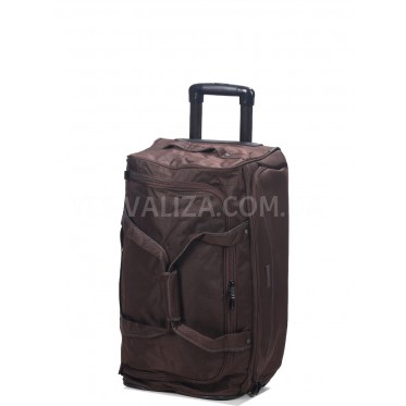 Сумка на колесах середня M корич. 65х32х30см/60л/2.6кг/Snowball 371-62
