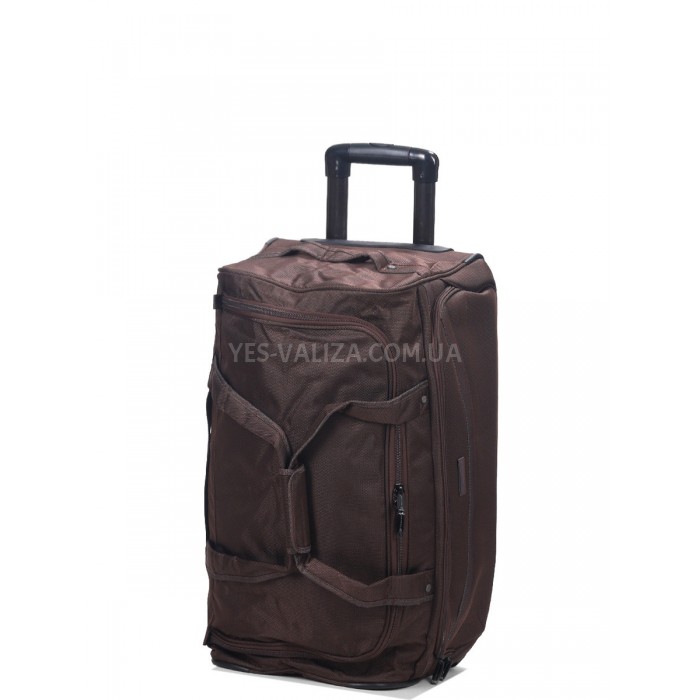 Сумка на колесах середня M корич. 65х32х30см/60л/2.6кг/Snowball 371-62, фото 1