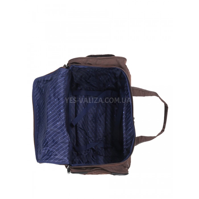 Сумка на колёсах малая S корич. 55х30х28см/43л/2.3кг/Snowball 371-52, фото 8