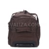 Сумка на колёсах малая S корич. 55х30х28см/43л/2.3кг/Snowball 371-52, фото 13
