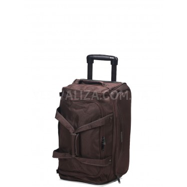 Сумка на колёсах малая S корич. 55х30х28см/43л/2.3кг/Snowball 371-52