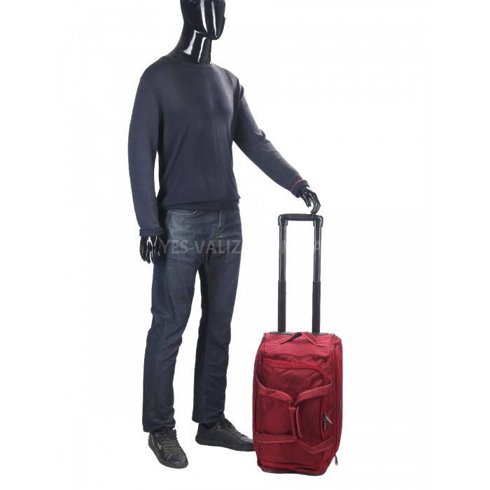 Сумка на колесах мала S червона 55х30х28см/43л/2.3кг/Snowball 371-52, фото 10