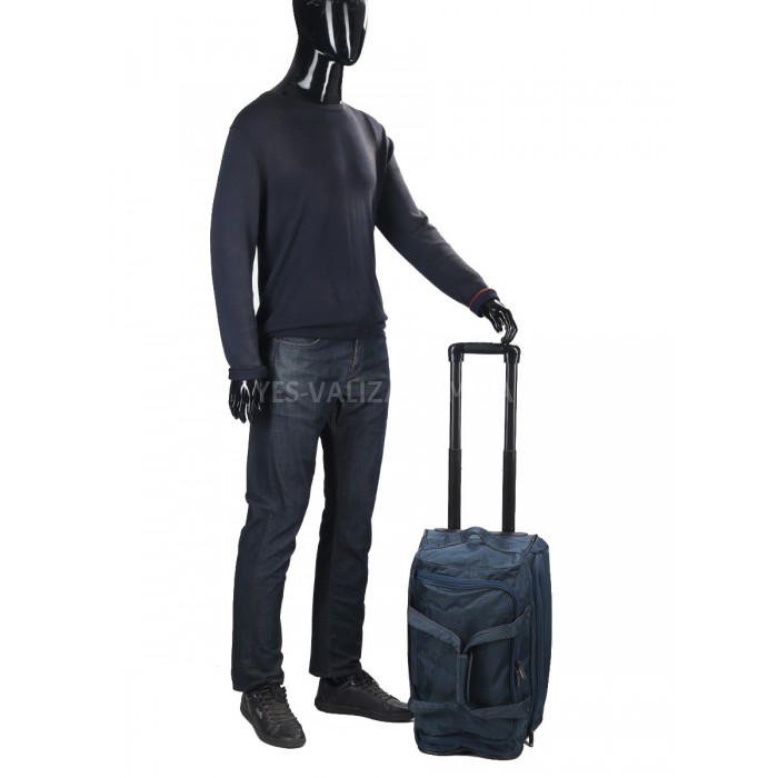 Сумка на колёсах малая S синяя 55х30х28см/43л/2.3кг/Snowball 371-52, фото 10