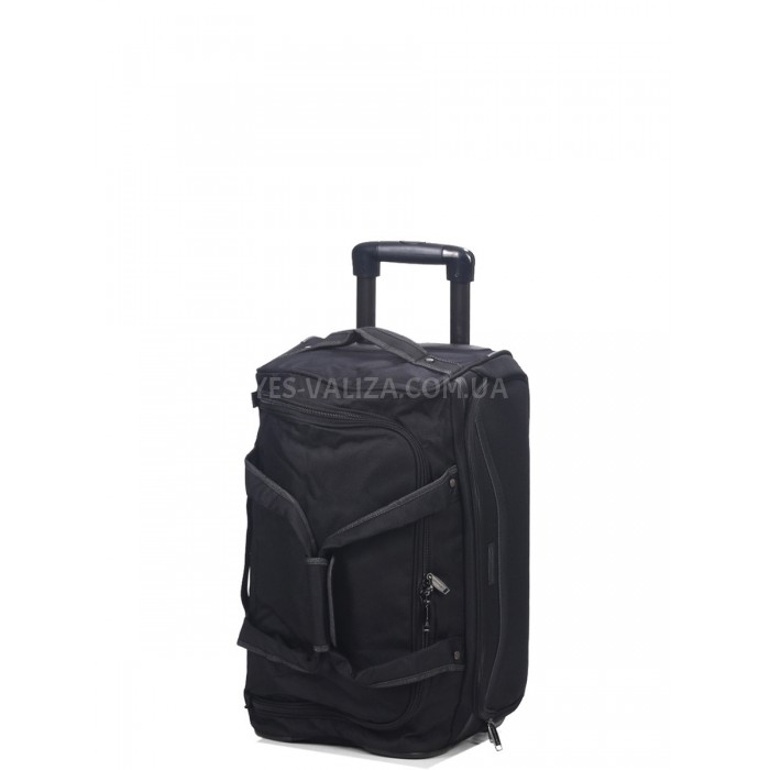 Сумка на колёсах малая S чёрная 55х30х28см/43л/2.3кг/Snowball 371-52, фото 1