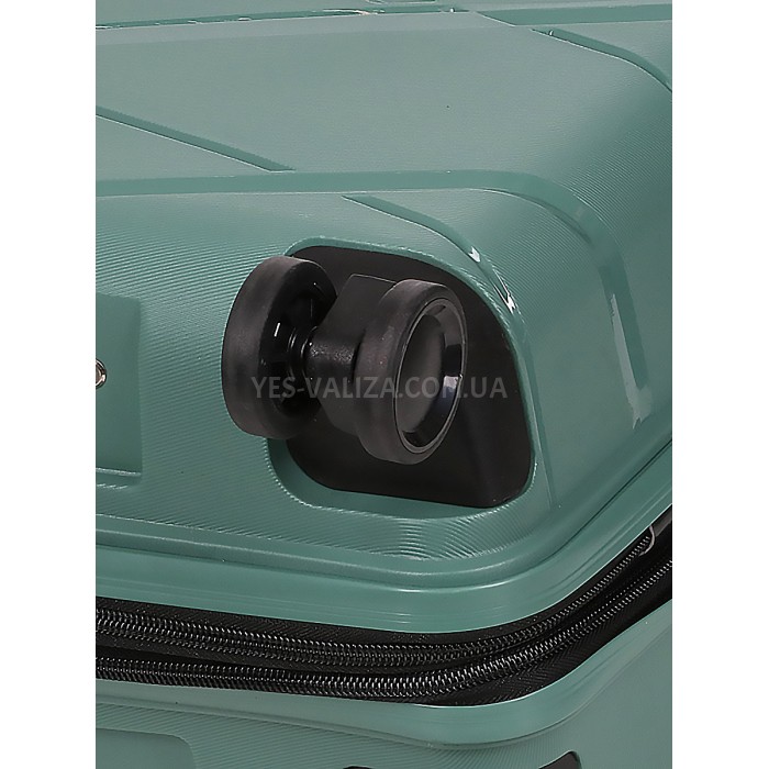 Валіза середня М поліпропілен пудра 65х44х28+5/77л/3.4кг/Worldline 289, фото 7