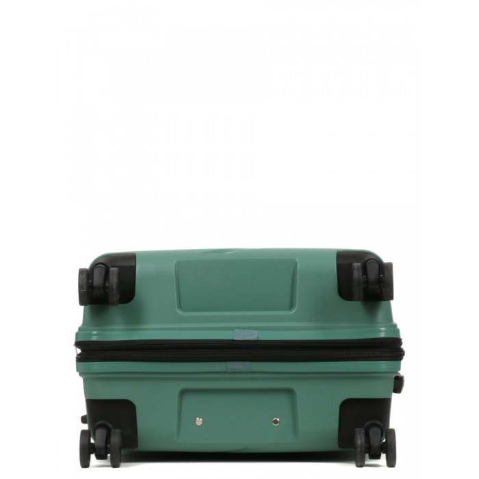 Валіза середня М поліпропілен пудра 65х44х28+5/77л/3.4кг/Worldline 289, фото 5