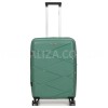 Чемодан средний полипропилен зелёный 65х44х28+5/77л/3.4кг/Worldline289, фото 10